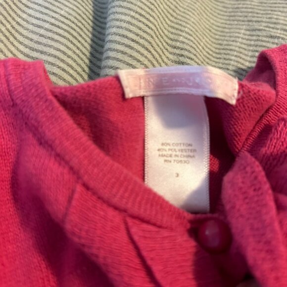 π Janie and Jack Classic Pink Cardigan β Size 3T π - Picture 2 of 2